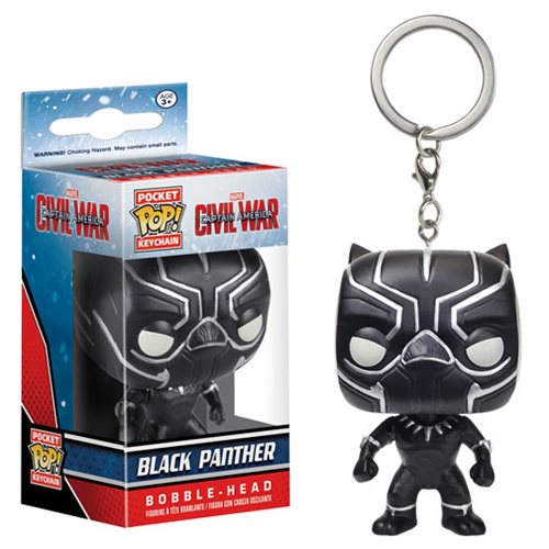 Captain America: Civil War Black Panther Pocket Pop! Key Chain
